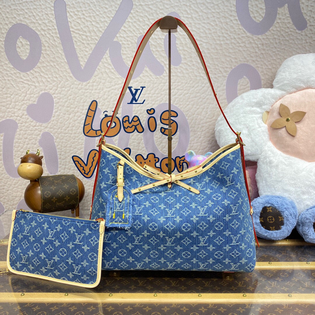 Louis Vuitton CarryAll MM Denim – Jenna Special Group