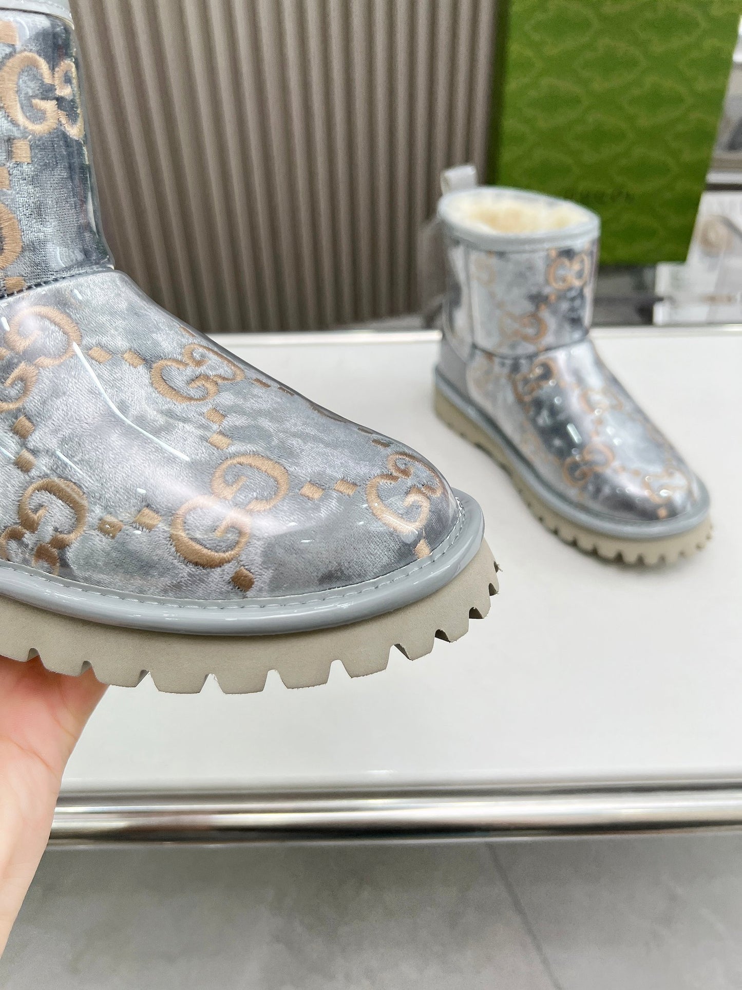 Gucci x UGG Vinyl Boots