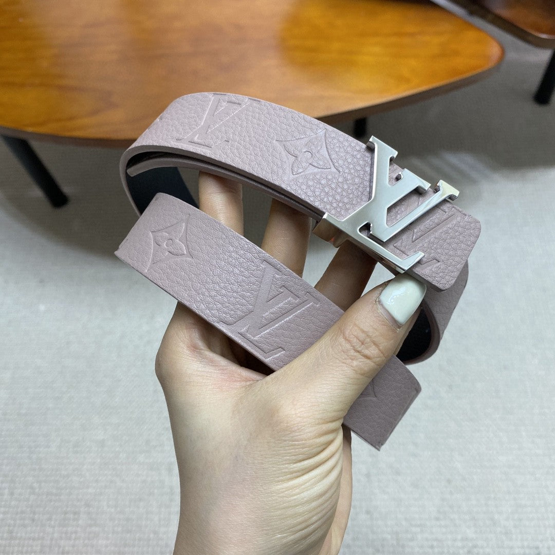 Louis Vuitton Empreinte leather belt 3.0 cm