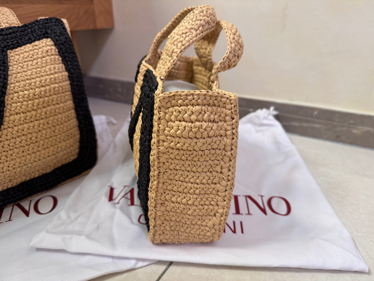 Valentino Garavani Straw Tote Shopper bag