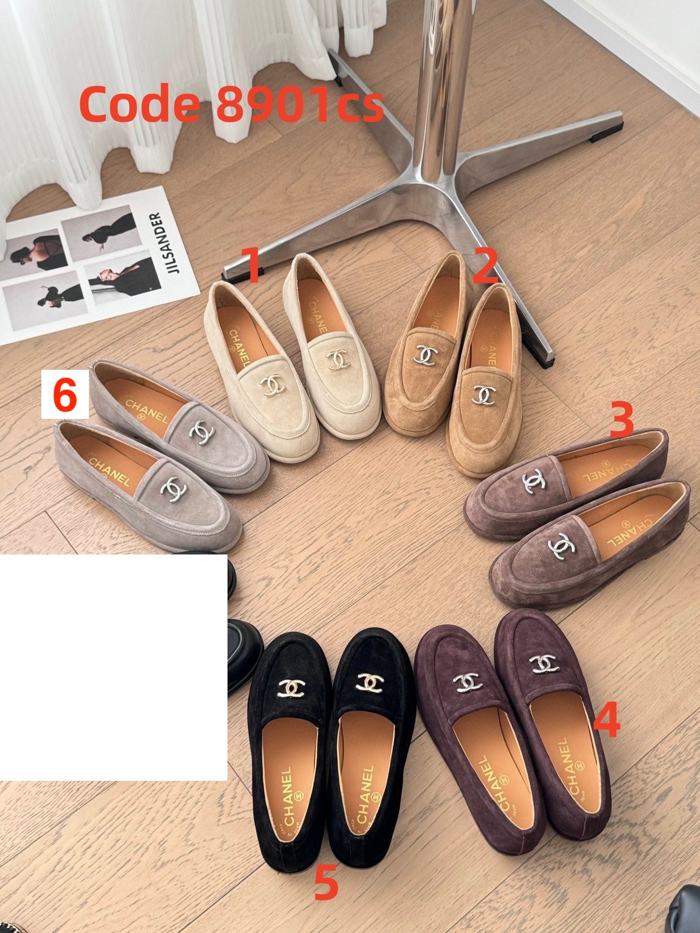 Chanel Suede Flats