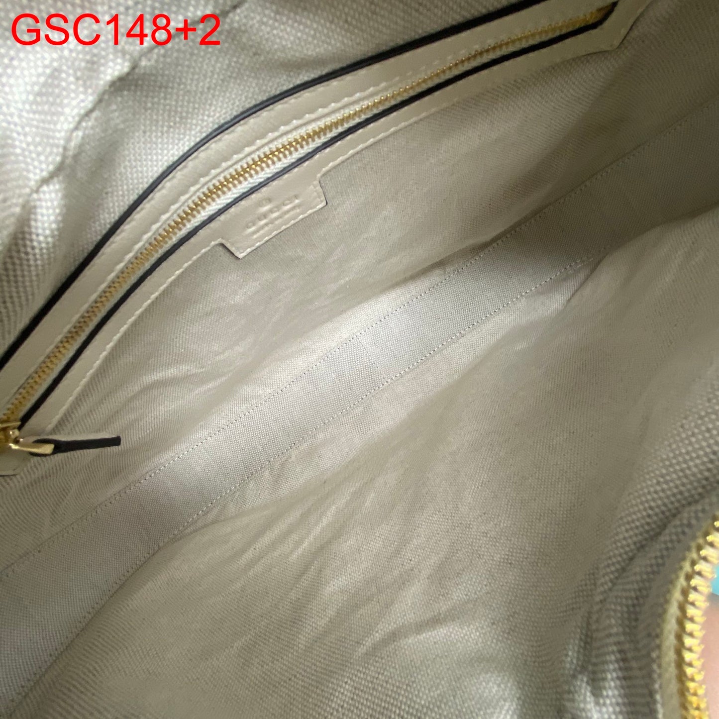 Gucci Attache Leather Large Shoulder Bag