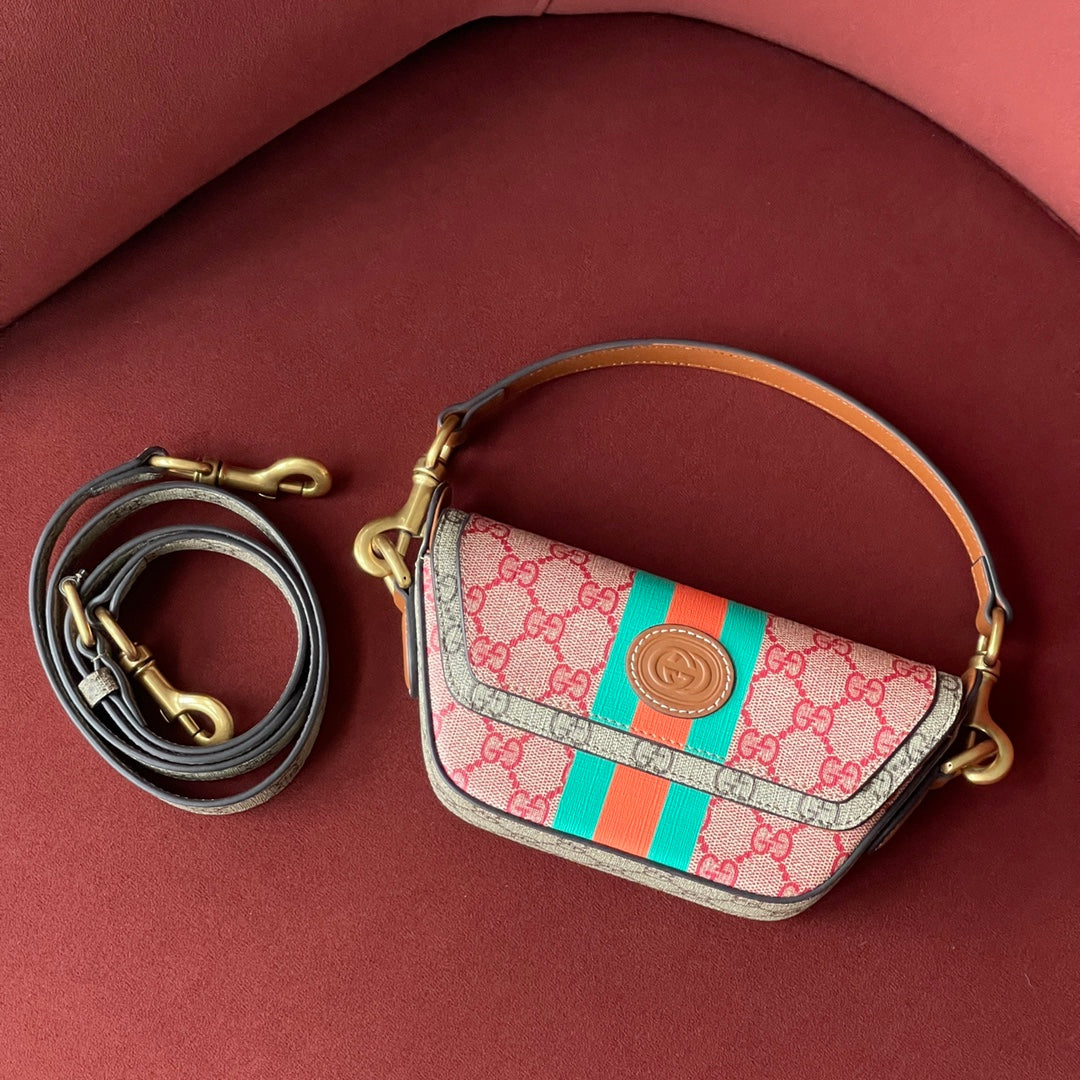 Gucci top handle mini bag with Web