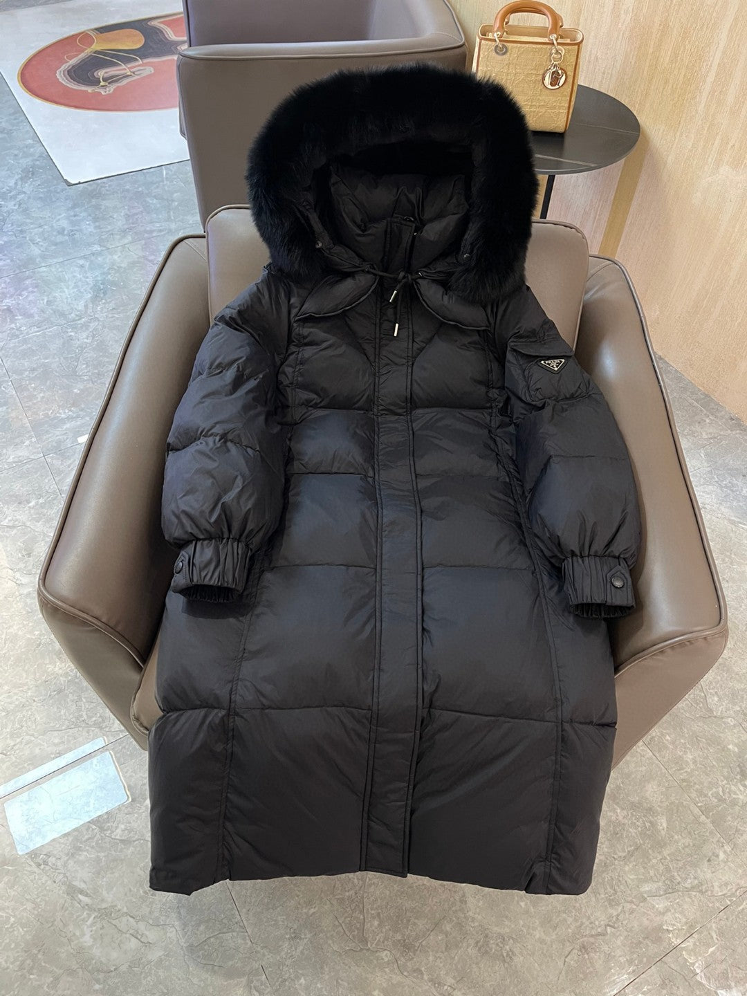 Prada Nylon Long Coat