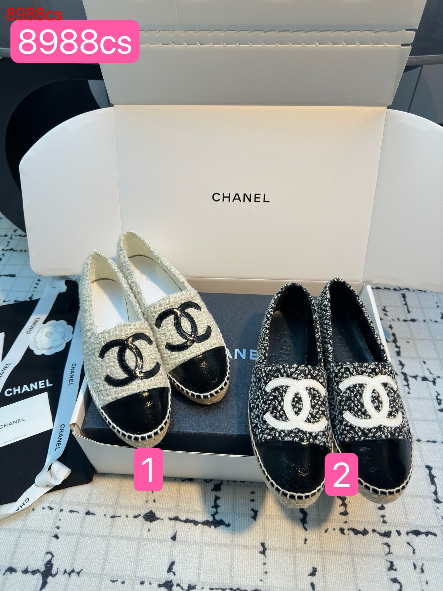 Chanel Tweed Espadrilles
