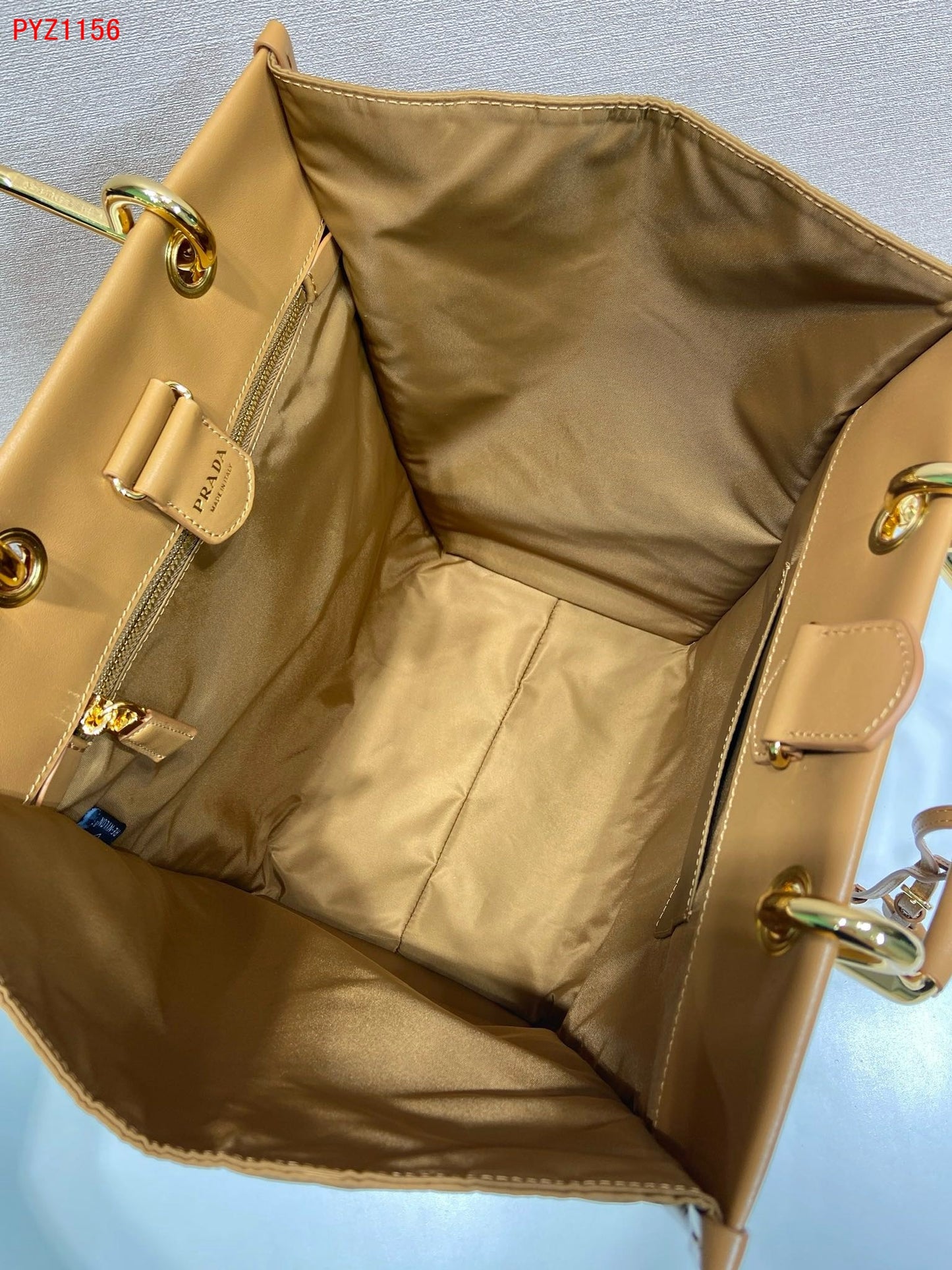 Prada Medium Re-Nylon and leather tote bag