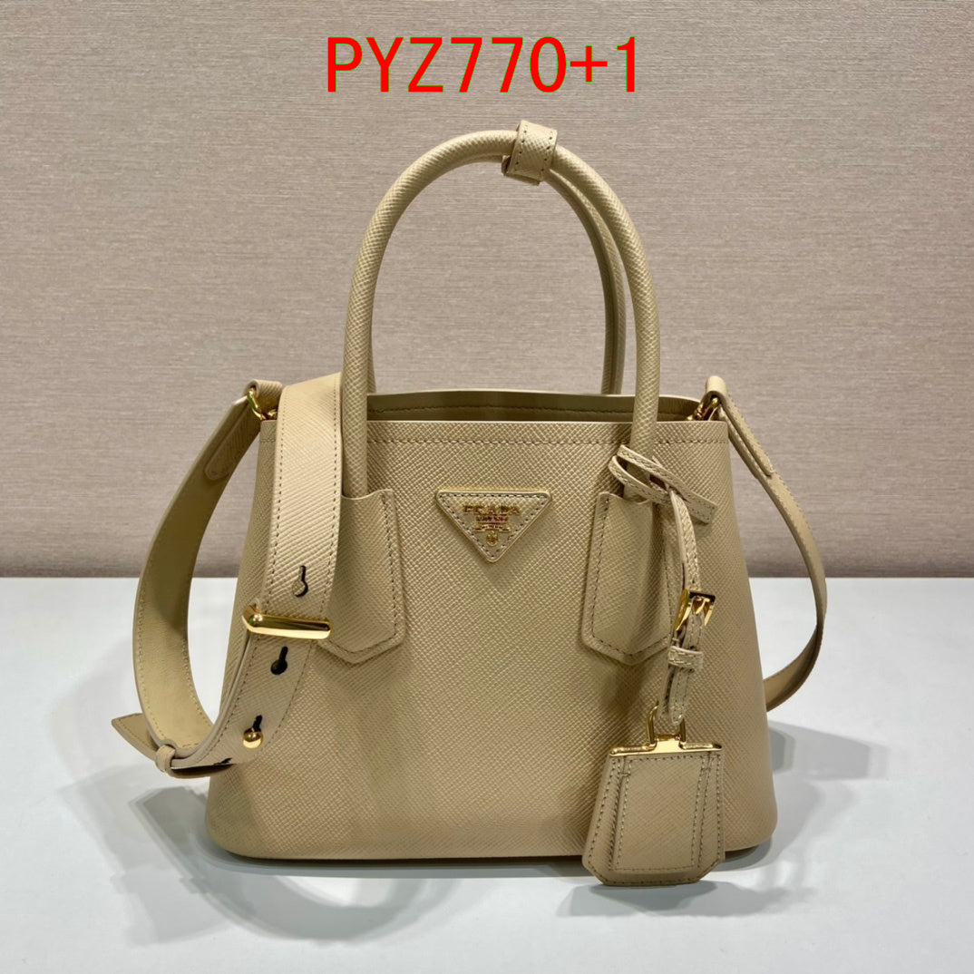 Prada Saffiano Double Tote Bag