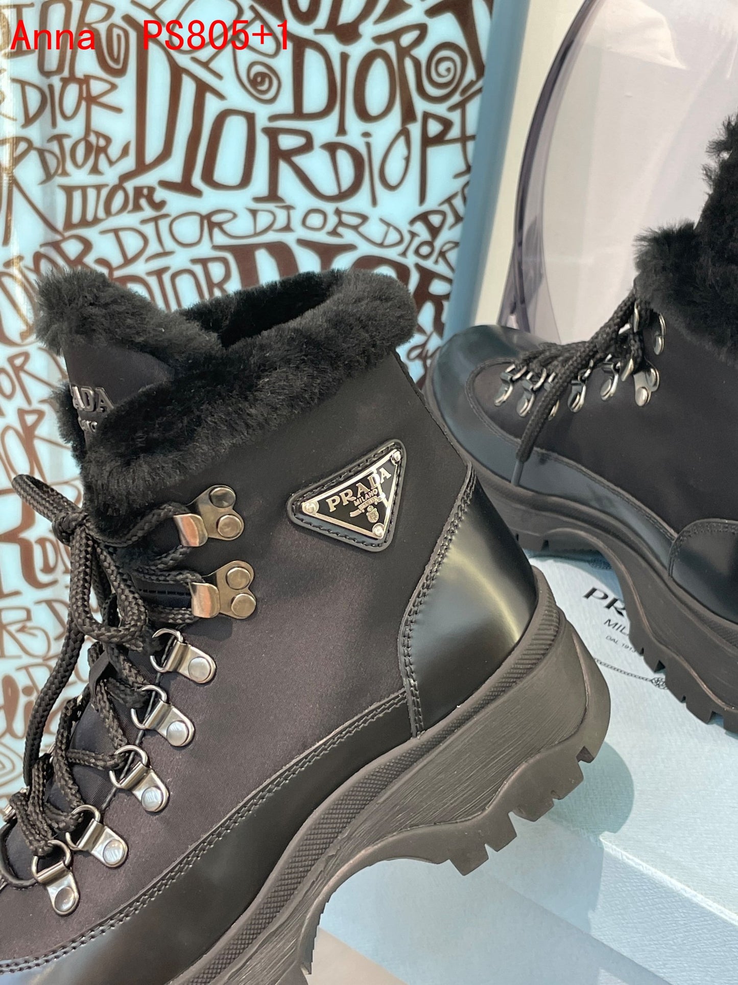 Prada Combat Shoes