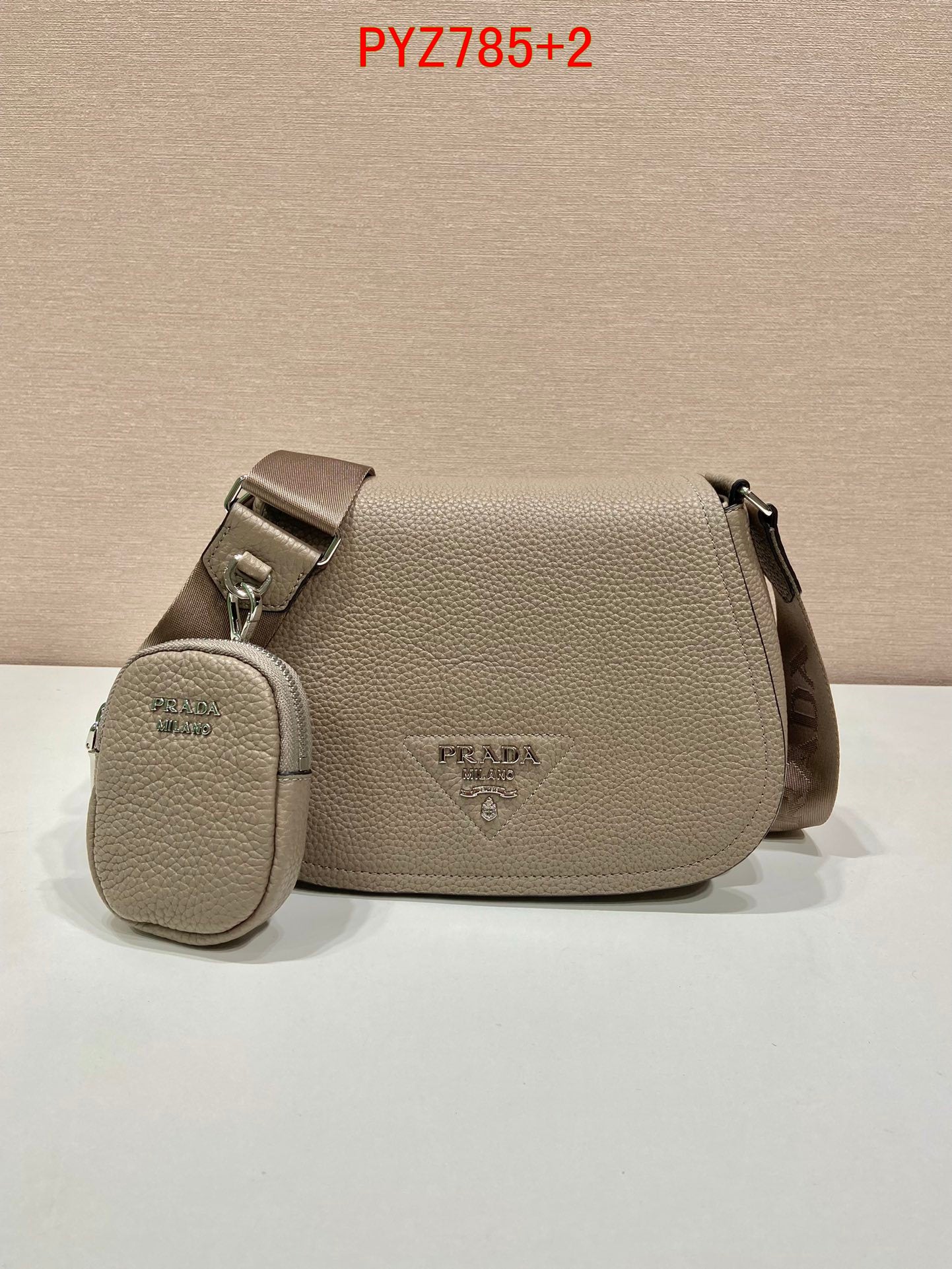 Prada leather shoulder bag