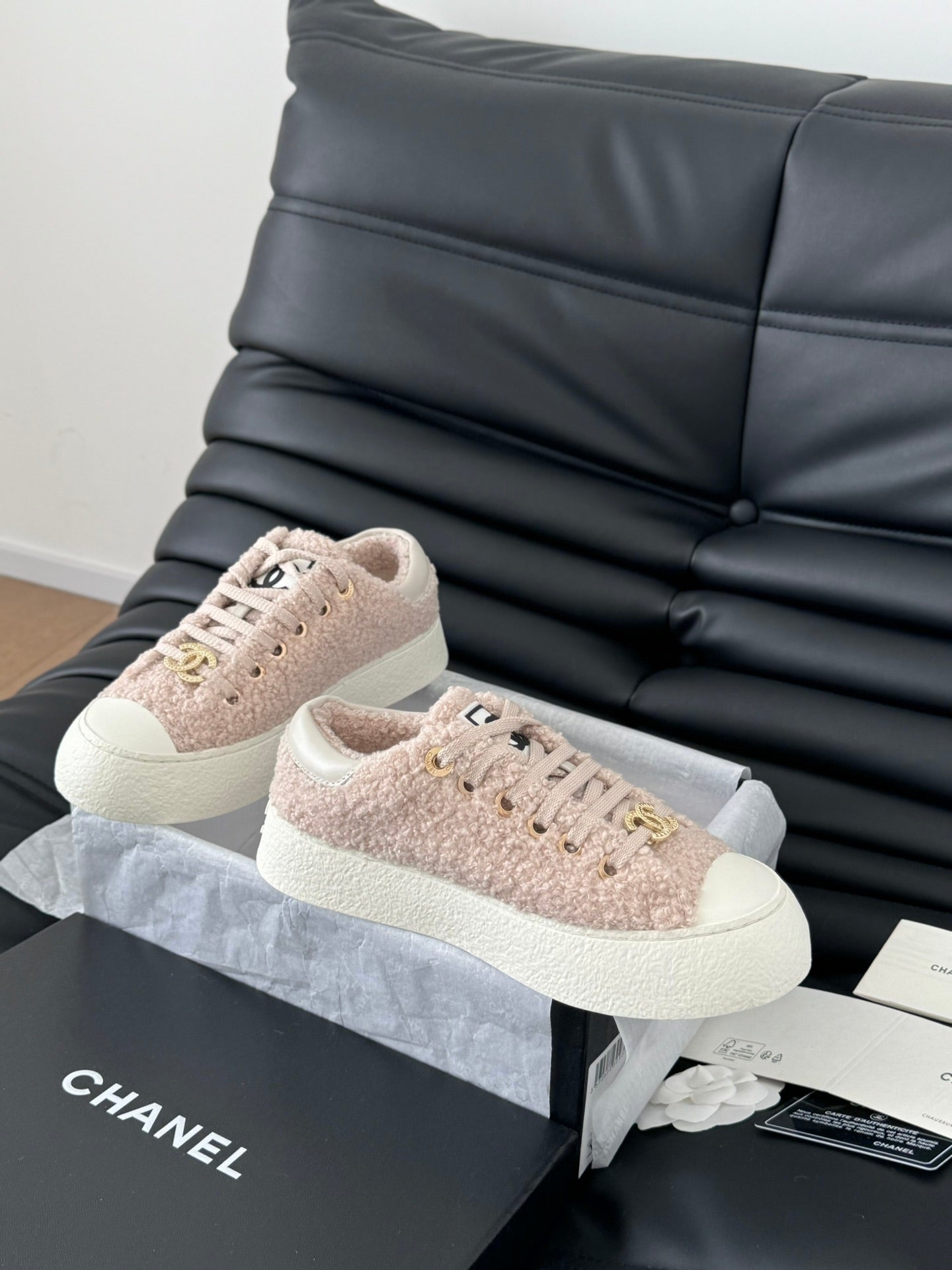 Chanel Teddy Sneakers