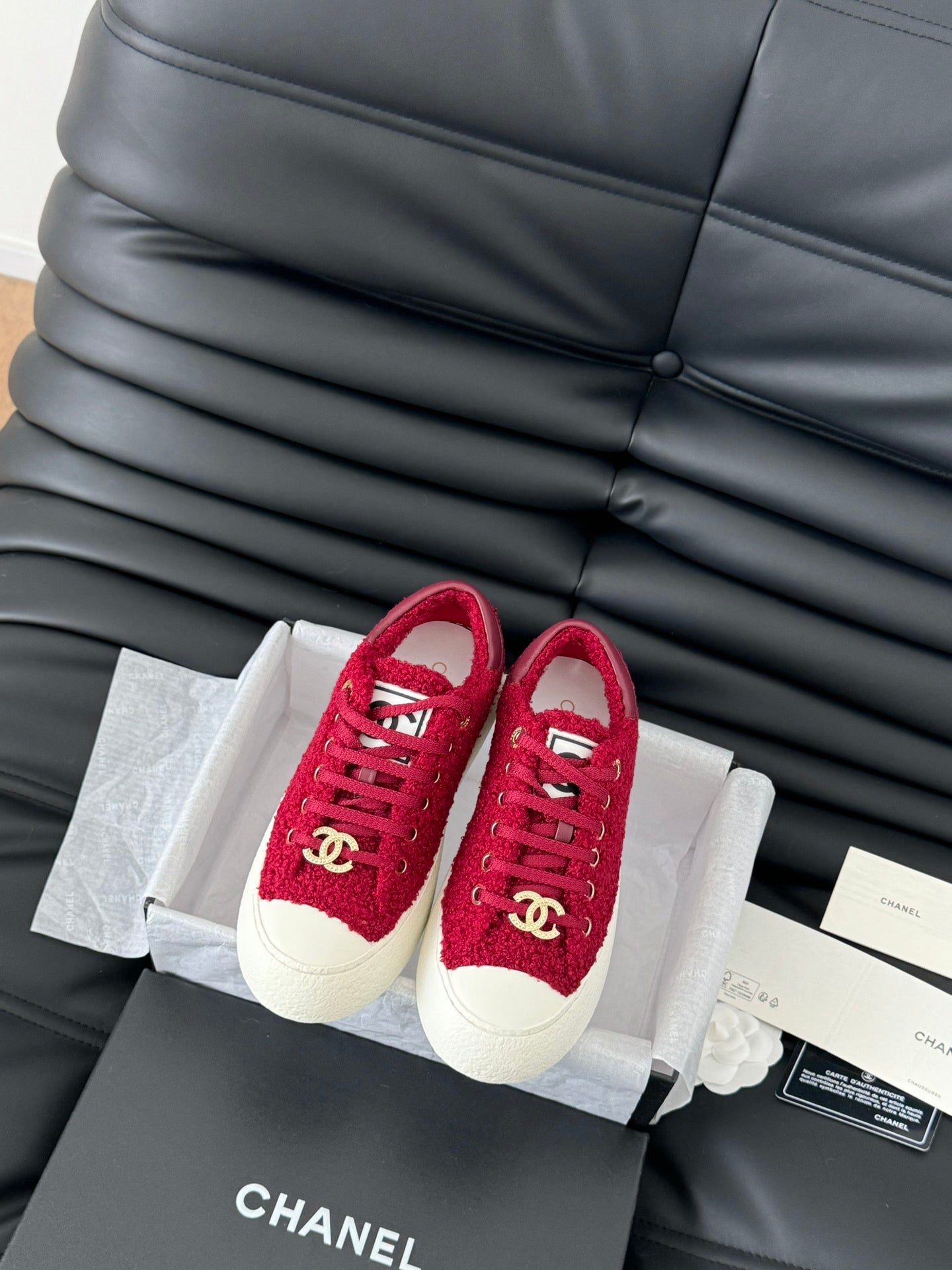 Chanel Teddy Sneakers