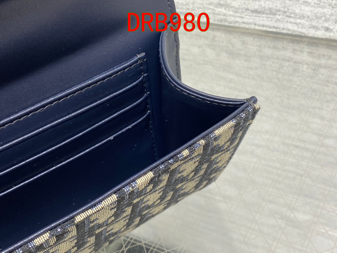 Dior 30 Montaigne Avenue East-West Double Carry Mini Bag