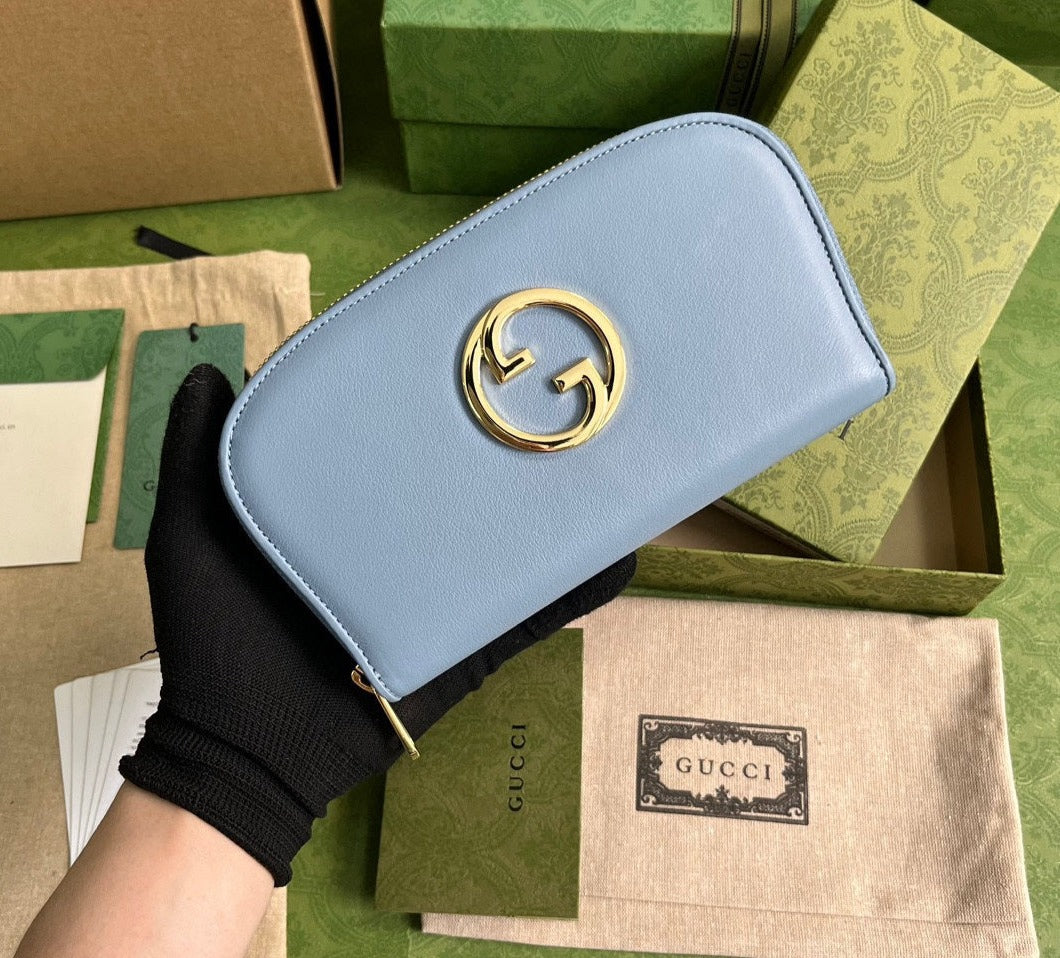 Gucci BLONDIE ZIP AROUND WALLET