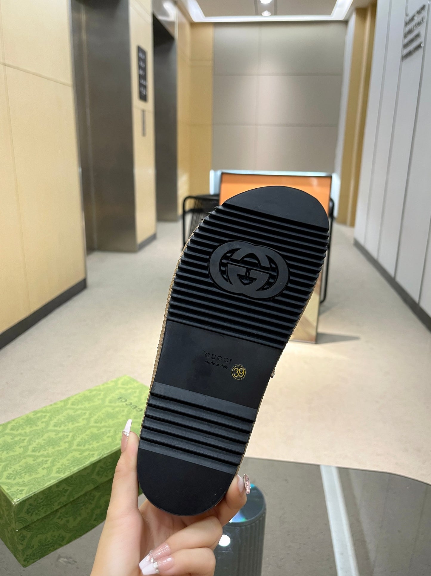 Gucci Platform Slides