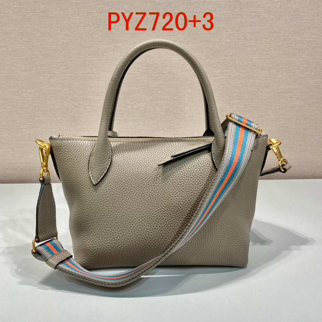 Prada Double Shoulder Strap Tote Bag