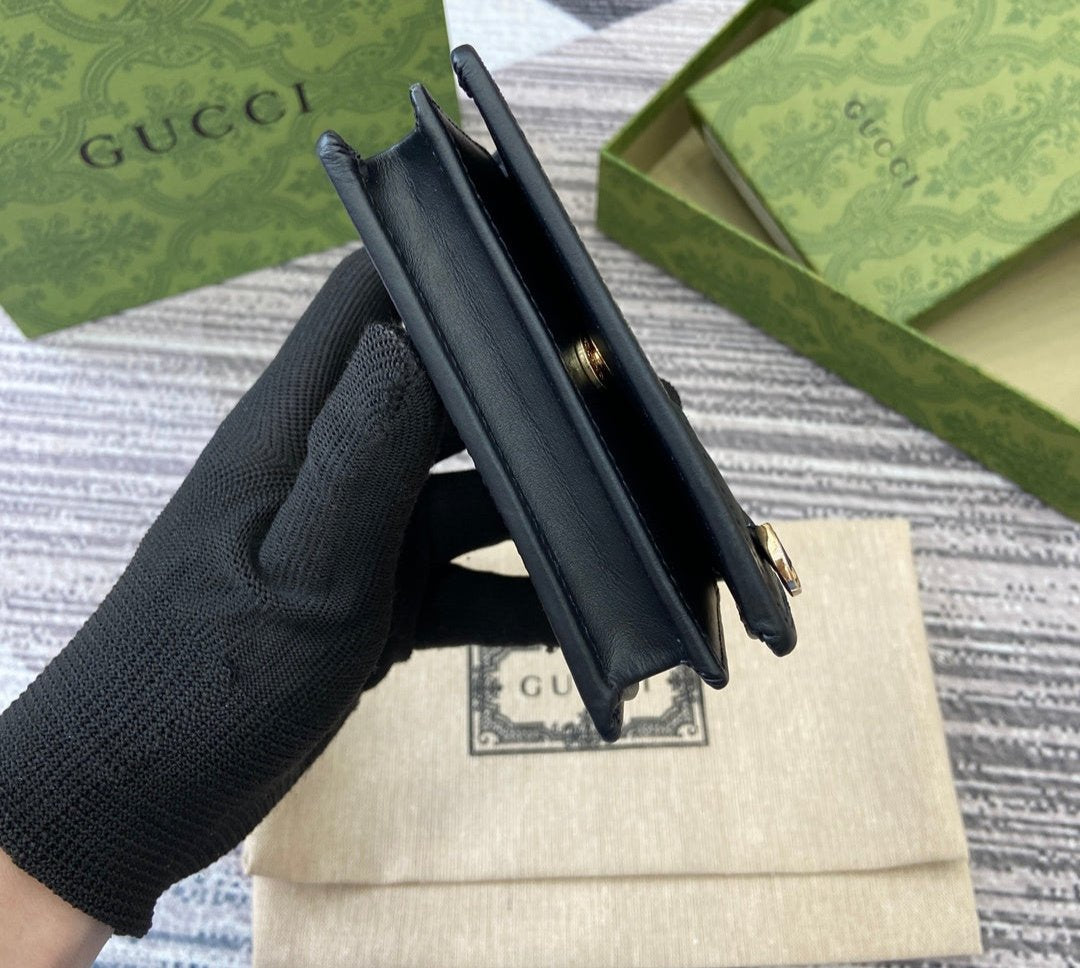 Gucci GG Emblem mini wallet