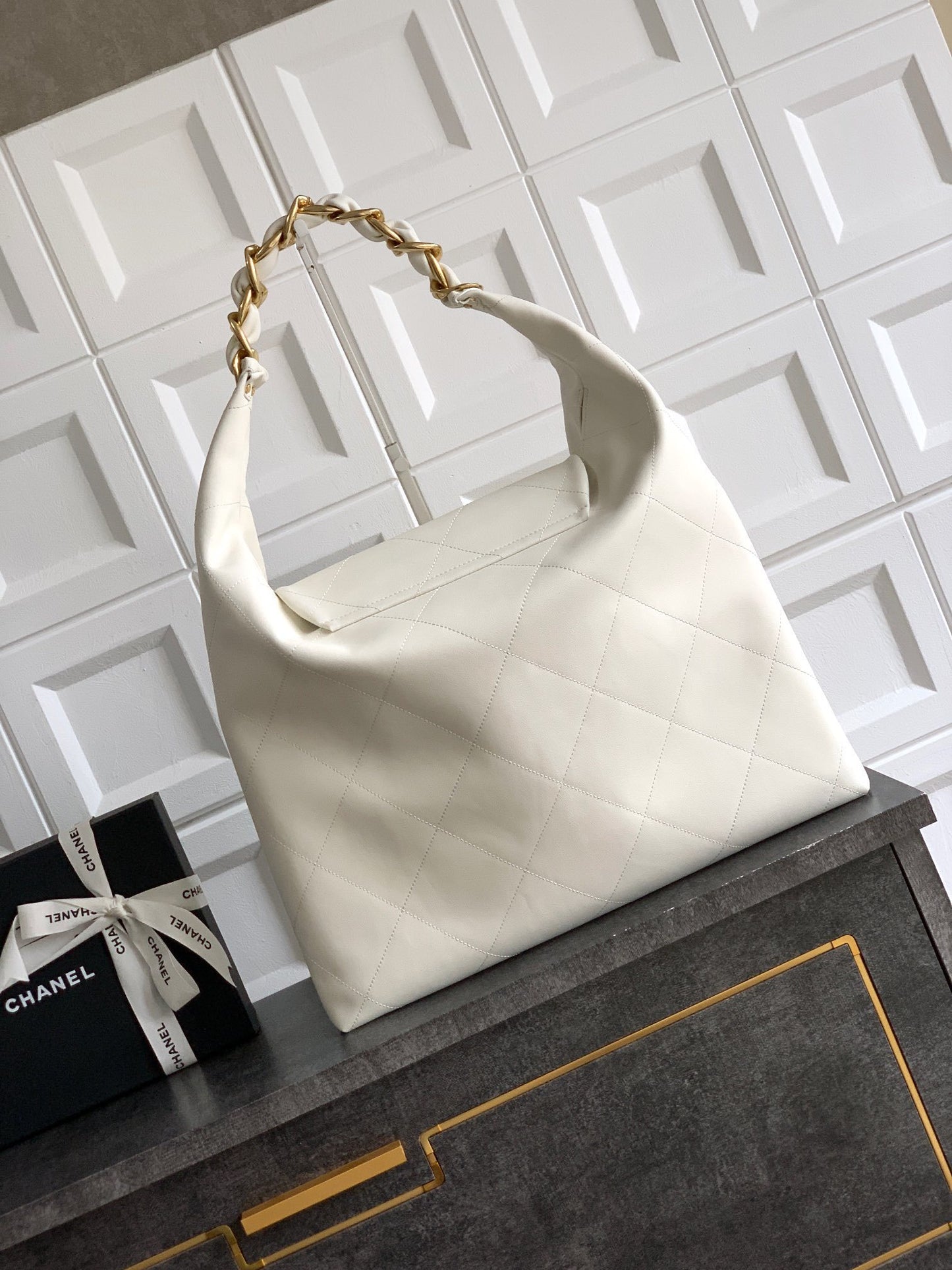 Chanel Leather Large Hobo bag