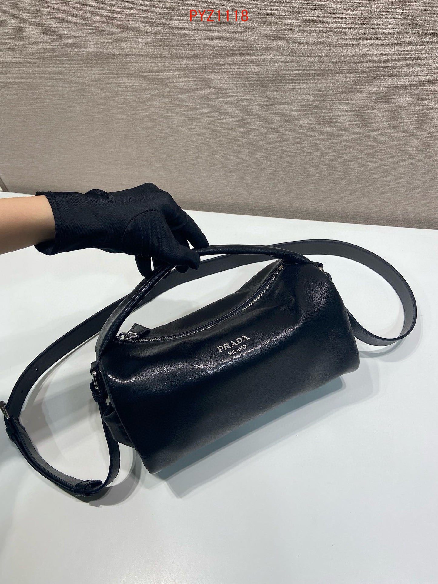 Prada Nappa leather shoulder bag