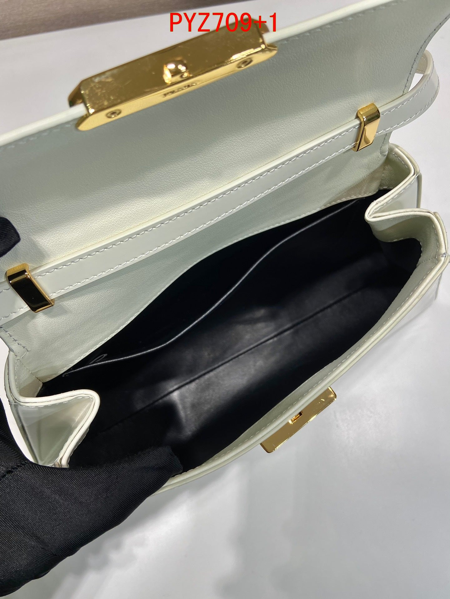 Prada Medium Brushed Leather Bag