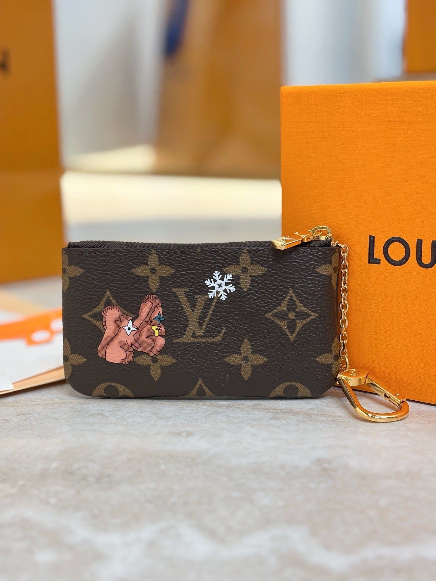 Louis Vuitton New Key Pouch Vivienne Winter Holiday collection
