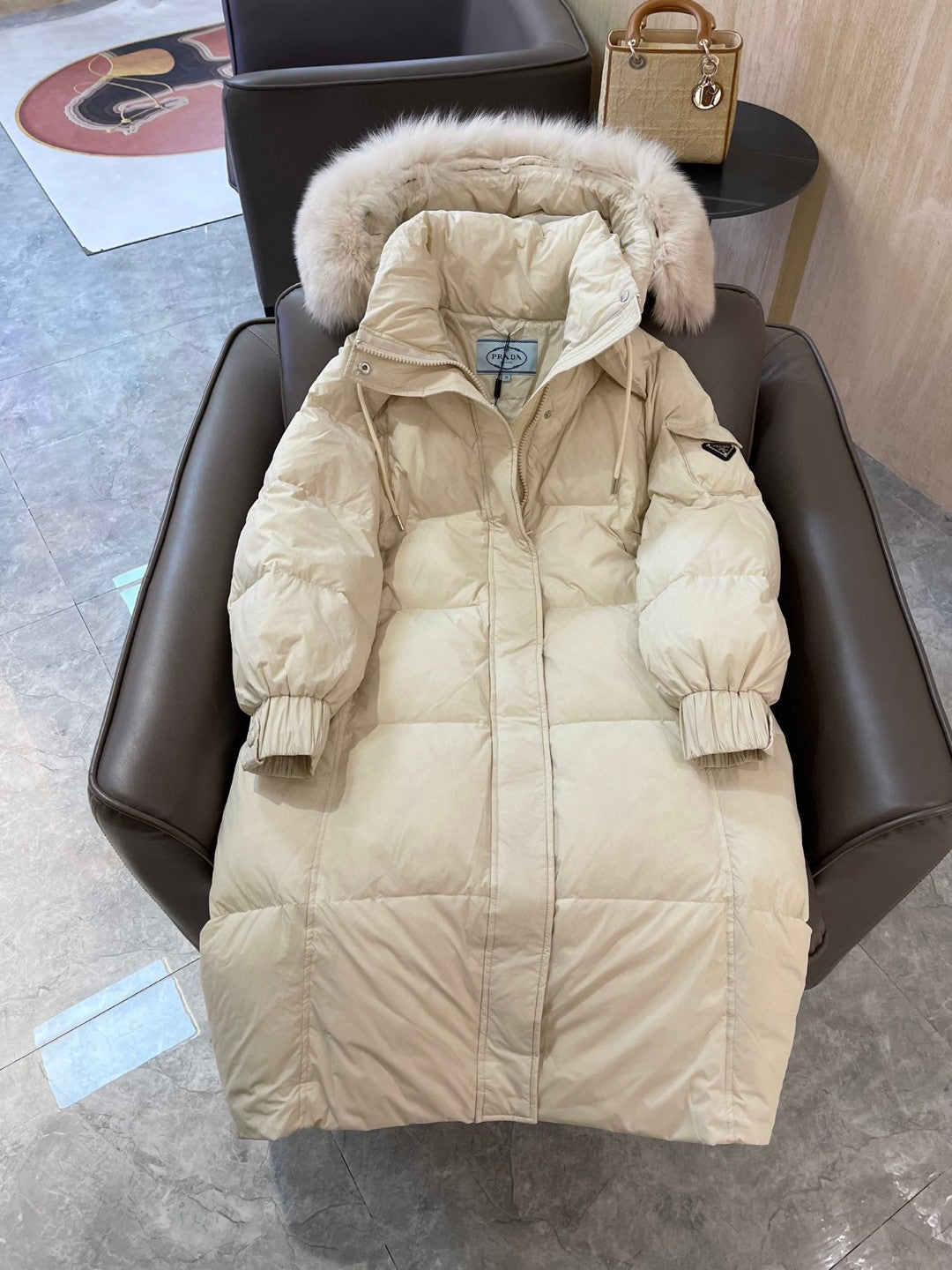 Prada Nylon Long Coat