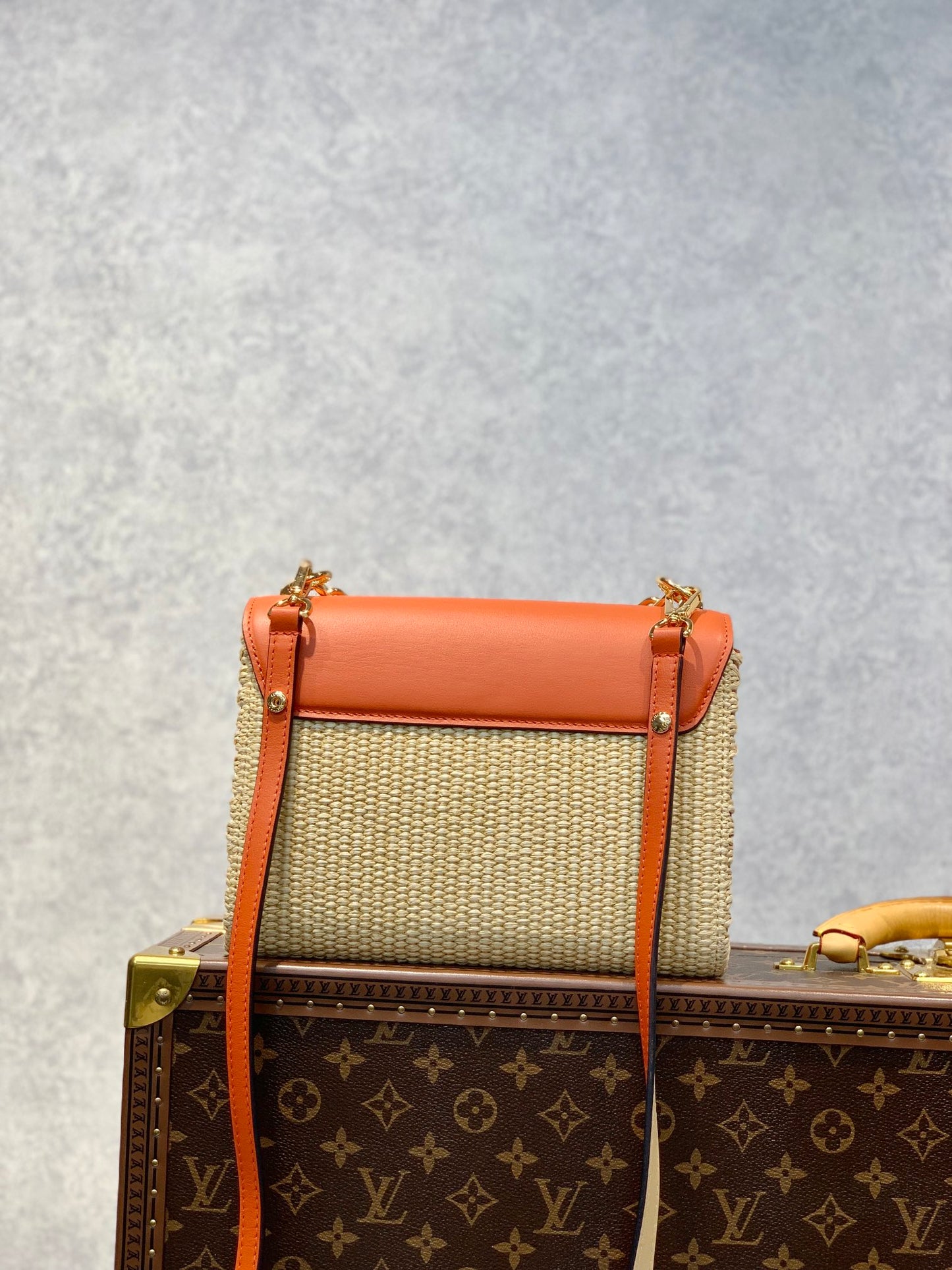 Louis Vuitton Twist with straw