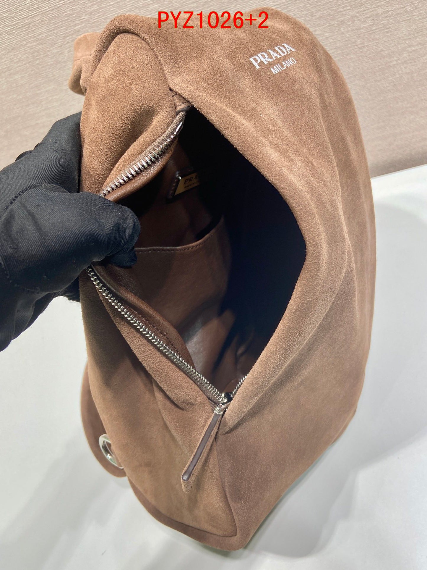 Prada Men’s Suede backpack