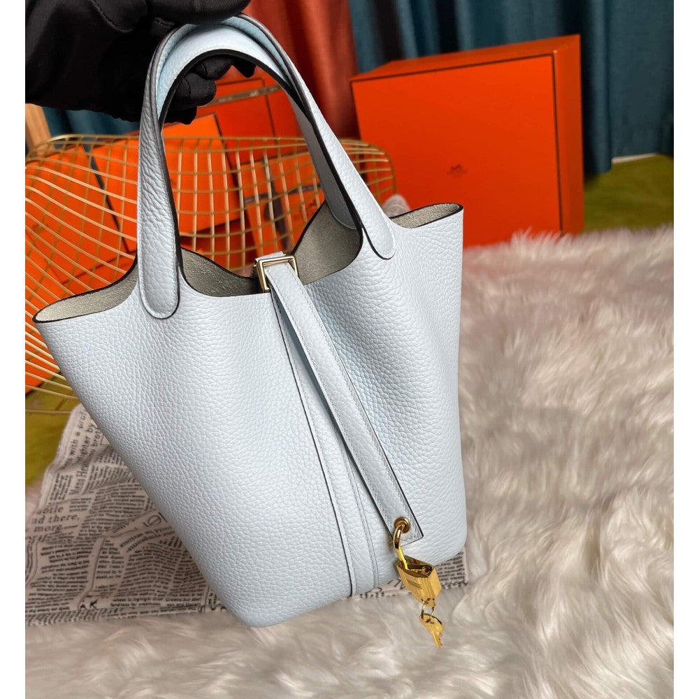 Hermes Picotin 18 Lock Bag in Taurillon
