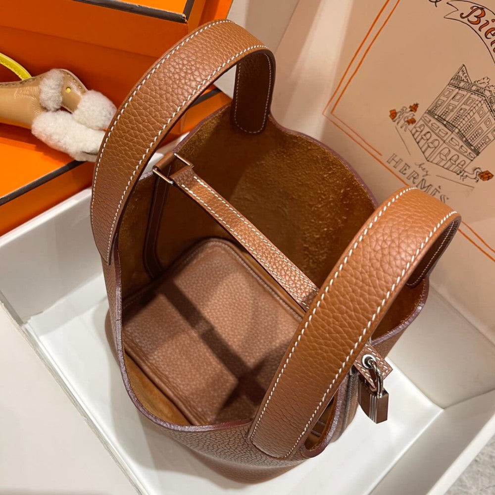 Hermes Picotin 18 Lock Bag in Taurillon