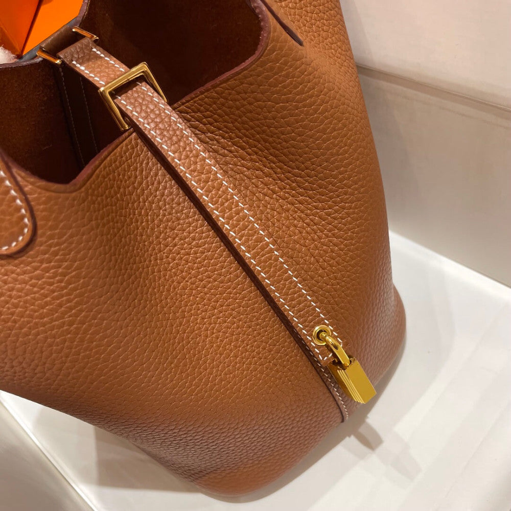 Hermes Picotin 18 Lock Bag in Taurillon