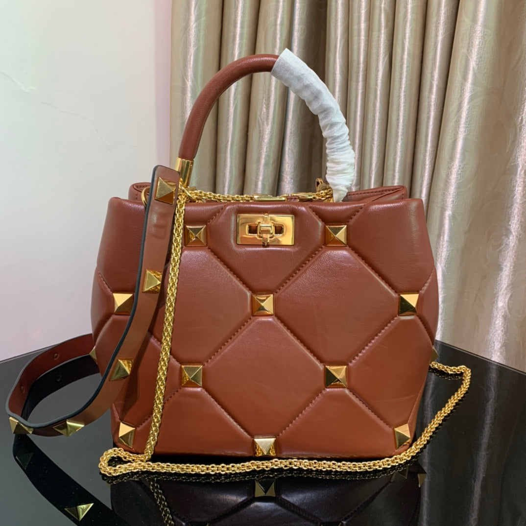 Valentino Roman Stud the handle bag in 3 sizes