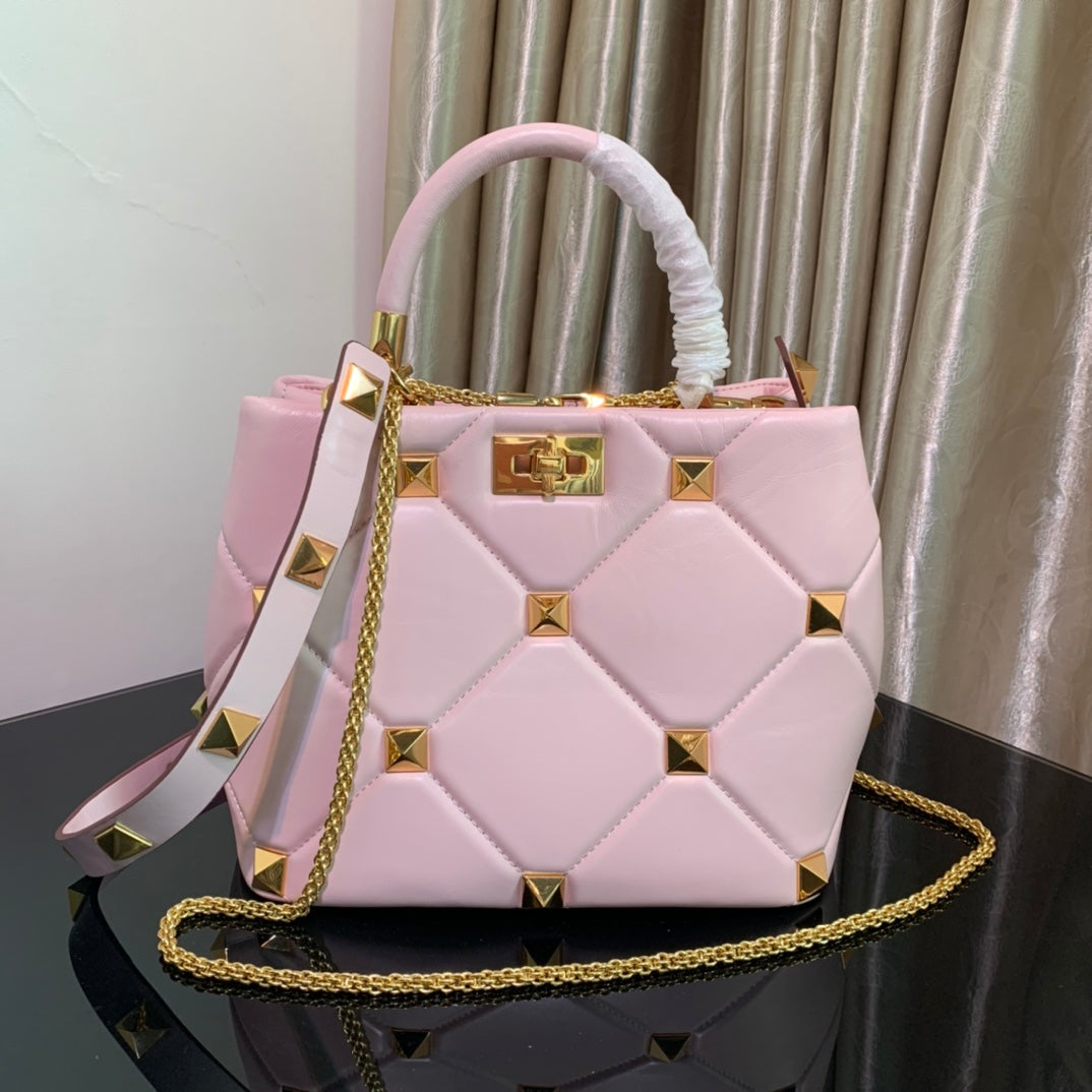 Valentino Roman Stud the handle bag in 3 sizes