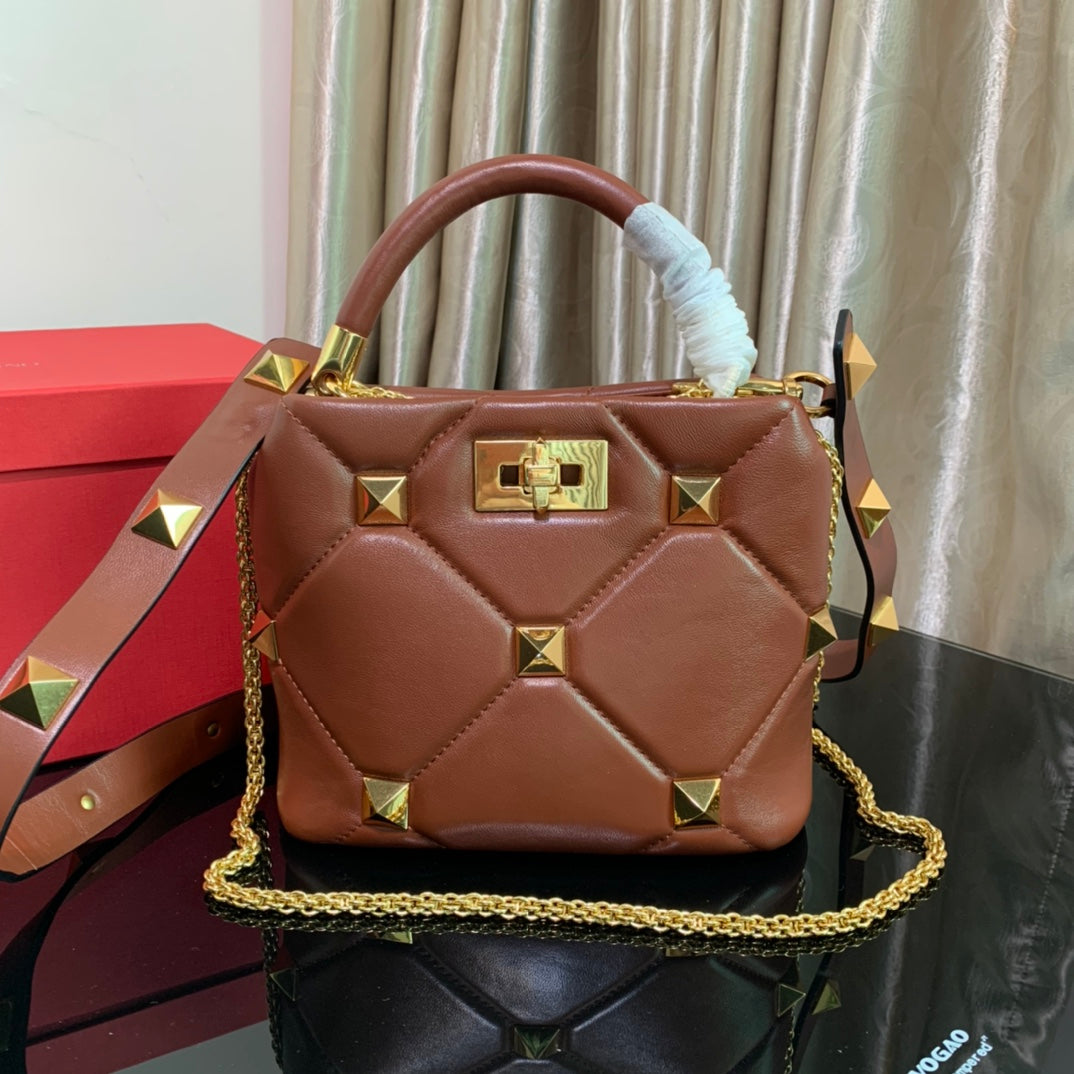 Valentino Roman Stud the handle bag in 3 sizes