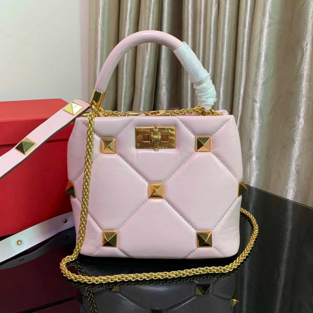 Valentino Roman Stud the handle bag in 3 sizes