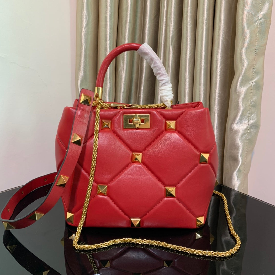 Valentino Roman Stud the handle bag in 3 sizes