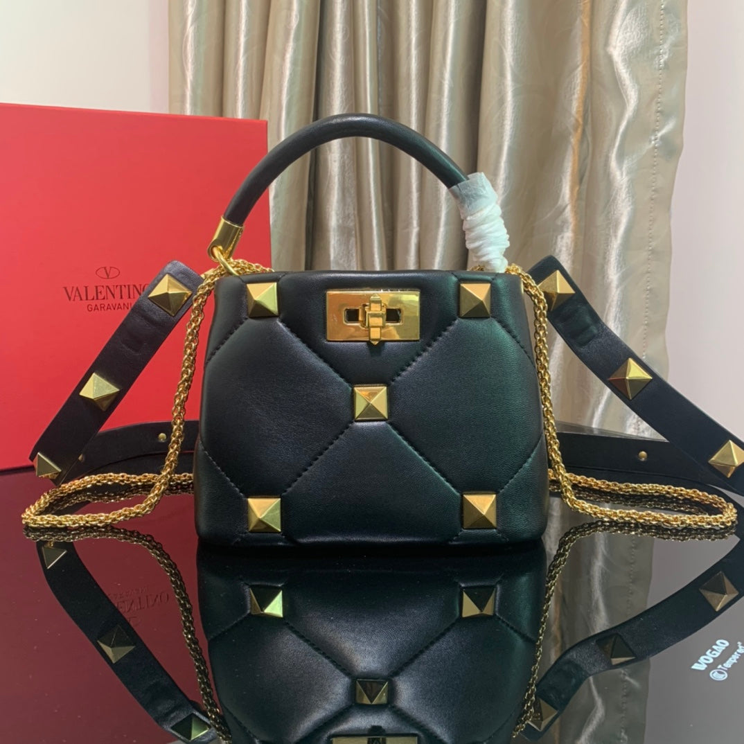 Valentino Roman Stud the handle bag in 3 sizes