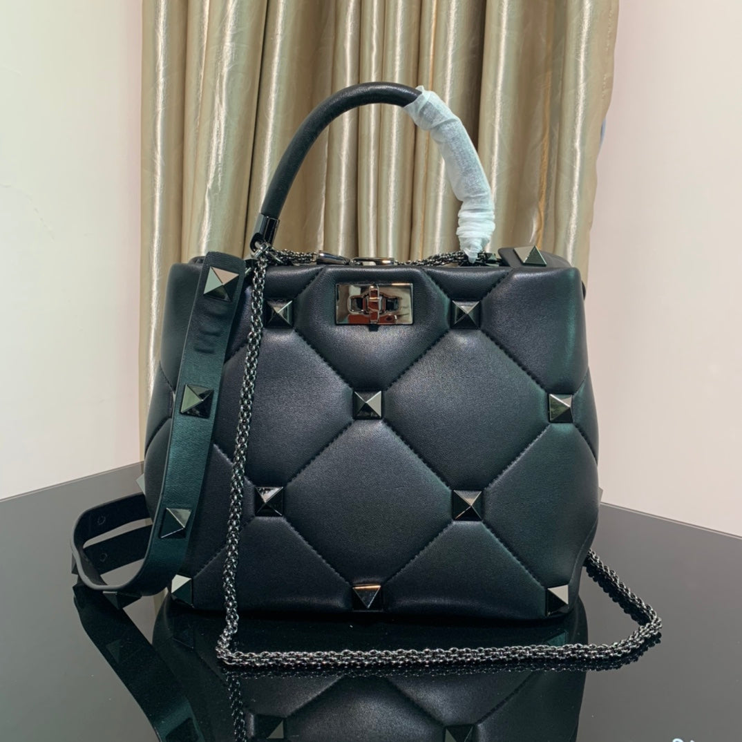 Valentino Roman Stud the handle bag in 3 sizes