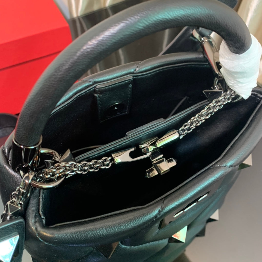 Valentino Roman Stud the handle bag in 3 sizes