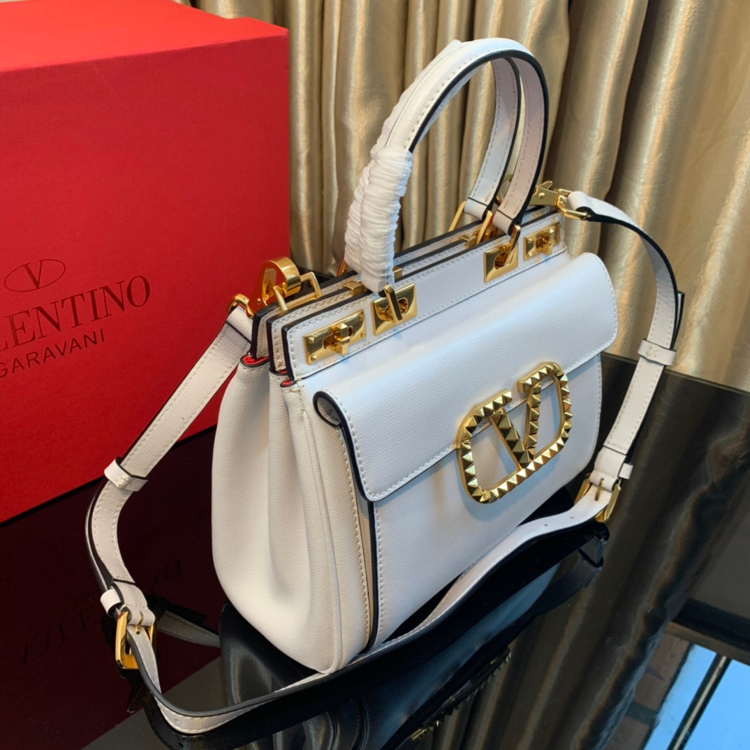 Valentino Garavani Rockstud Alcove Medium Tote Bag