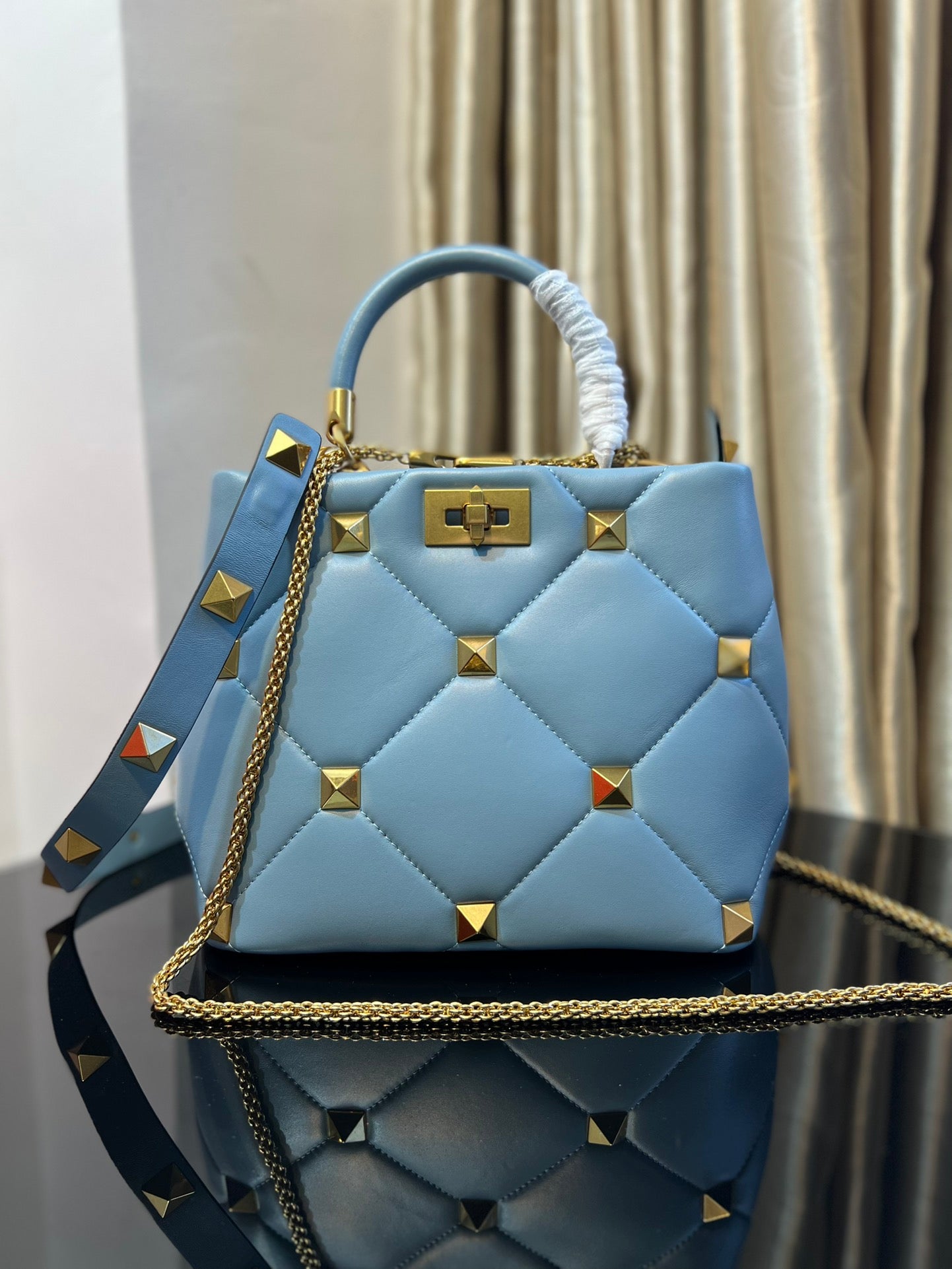 Valentino Roman Stud the handle bag in 3 sizes