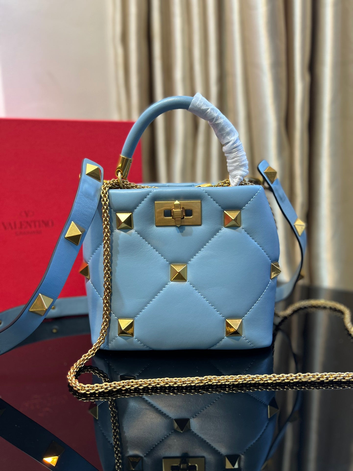 Valentino Roman Stud the handle bag in 3 sizes
