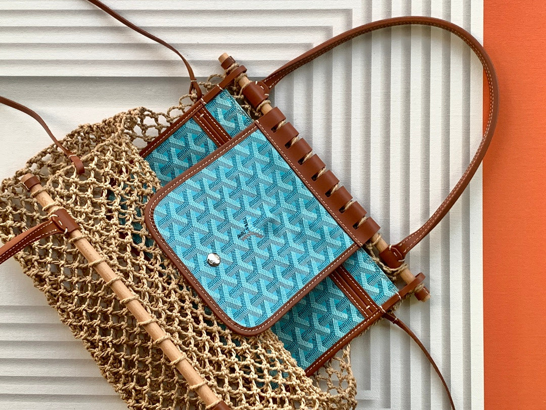 Goyard Aligre Bag Raffia Net