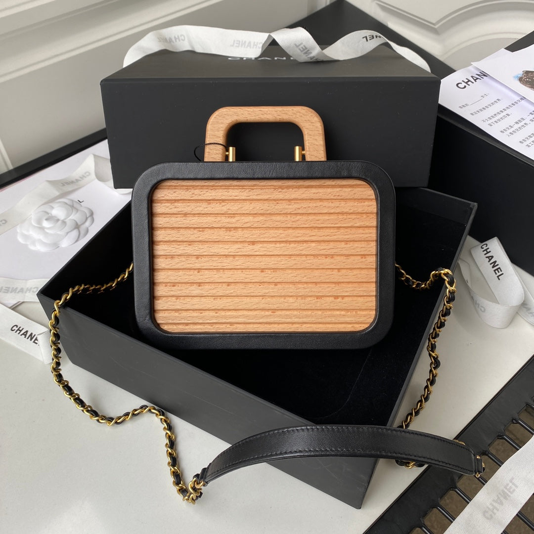 Chanel Vanity Case Wood