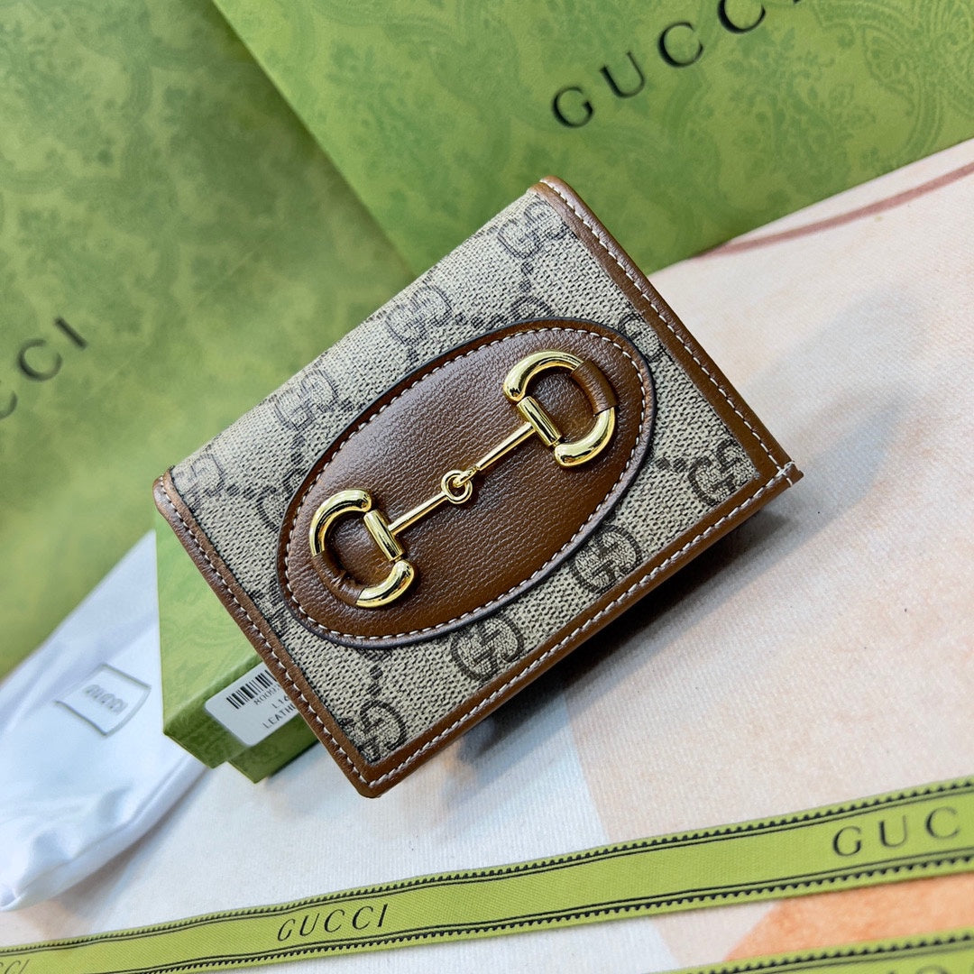 Gucci Horsebit 1955 card case wallet