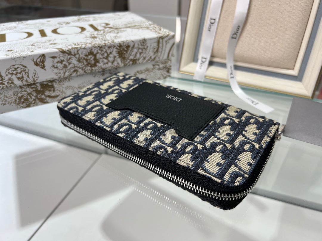Dior Zip Around Wallet with card holder