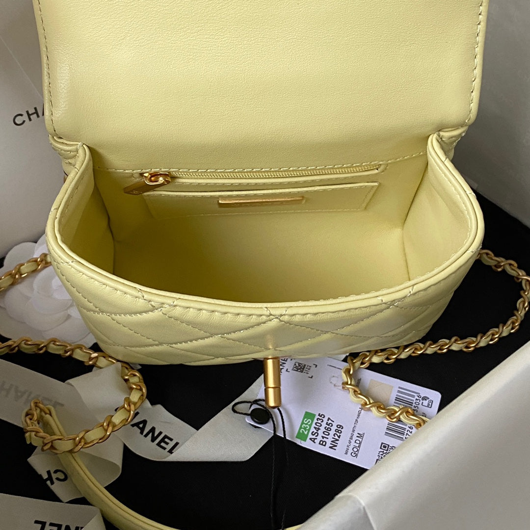 Chanel Mini Flap bag with top handle