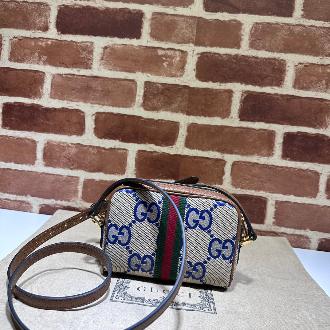 Gucci OPHIDIA GG SUPREME MINI BAG