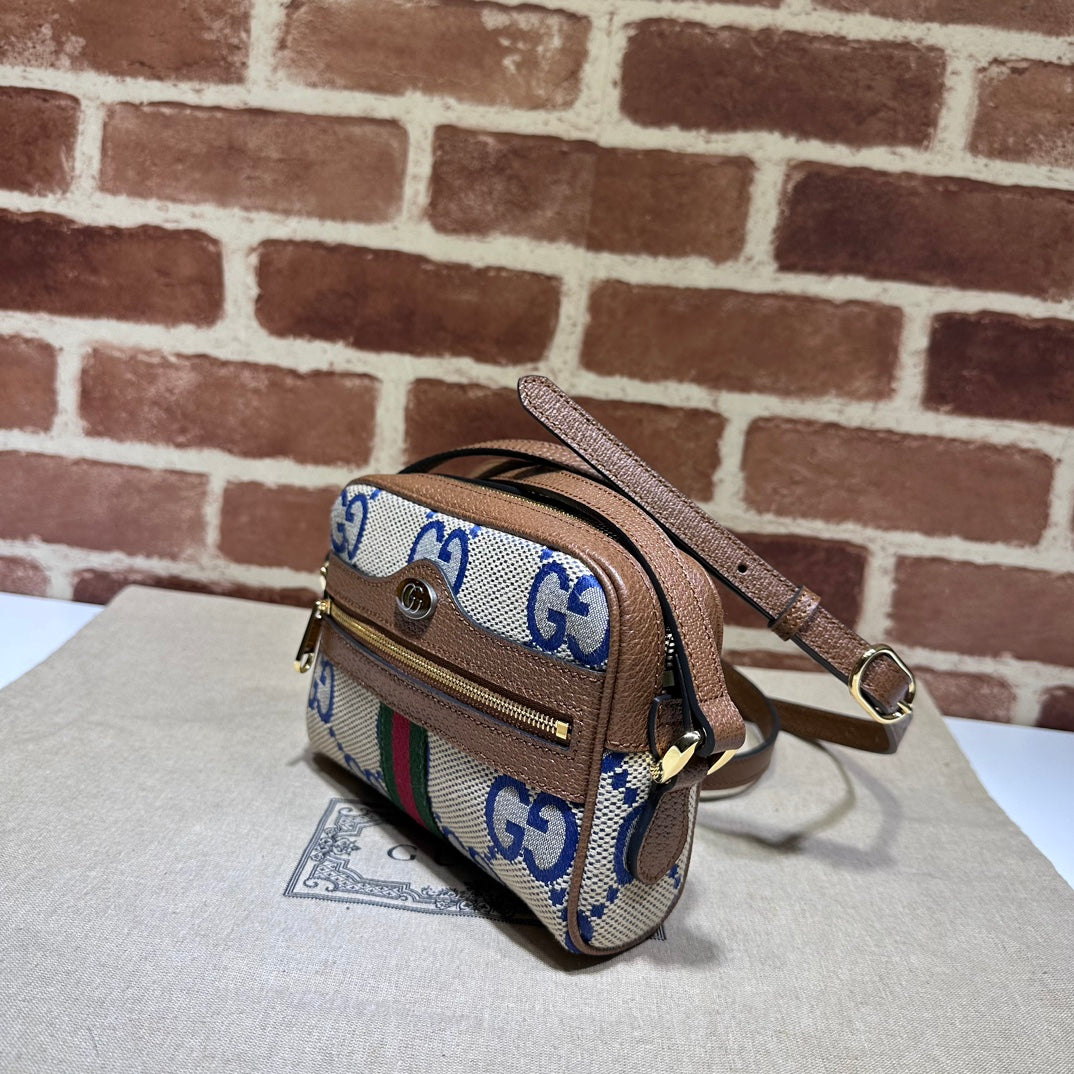 Gucci OPHIDIA GG SUPREME MINI BAG