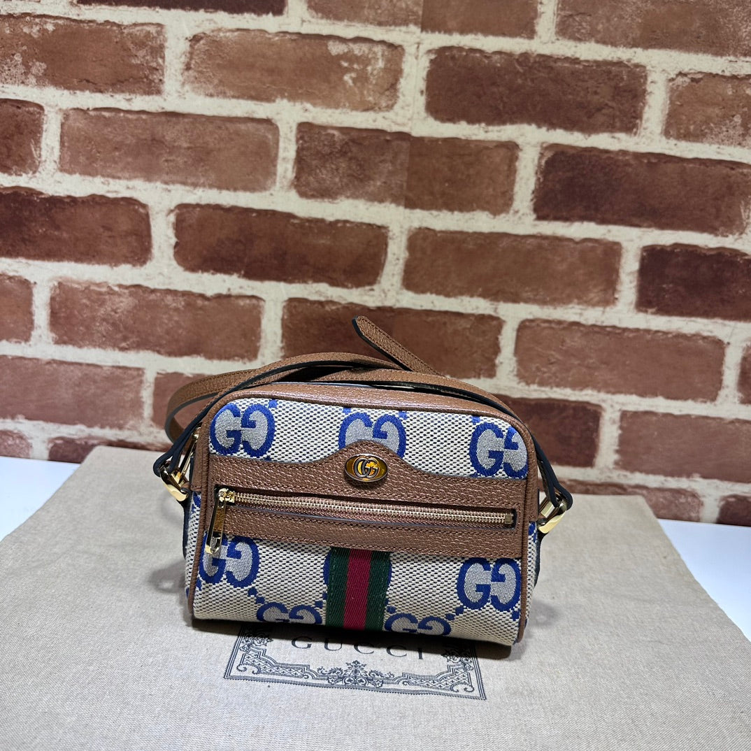 Gucci OPHIDIA GG SUPREME MINI BAG