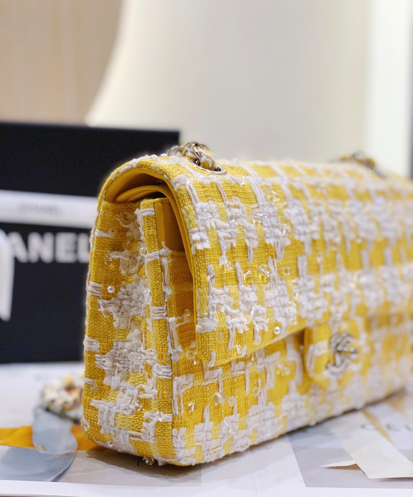 Chanel Tweed Flap Bag